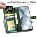 For OPPO Realme GT Master Solid Color Leather Buckle Phone Case with Lanyard & Photo Frame & Card Slot & Wallet & Stand Function(Green)