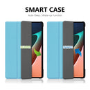 For Xiaomi Mi Pad 5 / 5 Pro ENKAY Custer Texture Horizontal Flip PU+PC Leather Case with Three-folding Holder & Sleep / Wake-up Function(Dark Blue)