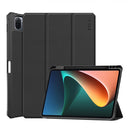 For Xiaomi Mi Pad 5 / 5 Pro ENKAY Custer Texture Horizontal Flip PU+TPU Leather Case with Three-folding Holder & Sleep / Wake-up Function & Pen Holder(Black)