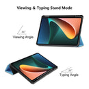 For Xiaomi Mi Pad 5 / 5 Pro ENKAY Custer Texture Horizontal Flip PU+TPU Leather Case with Three-folding Holder & Sleep / Wake-up Function & Pen Holder(Black)
