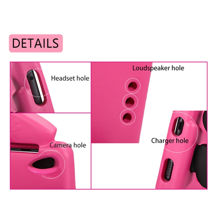 For Lenovo Tab M10 HD 2nd Gen TB-X306X/F/N 2020 EVA Shockproof Tablet Case with Thumb Bracket(Black)