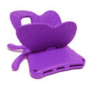 For Galaxy Tab A7 10.4 2020 T500/T505 Butterfly Bracket Style EVA Children Falling Proof Cover Protective Case(Purple)