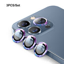 ENKAY Hat-Prince Aluminium Alloy + Tempered Glass Camera Lens Cover Film Ring for iPhone 13 Pro / 13 Pro Max(Colorful)
