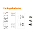 ENKAY Hat-Prince Aluminium Alloy + Tempered Glass Camera Lens Cover Film Ring for iPhone 13 Pro / 13 Pro Max(Gold)