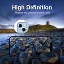 For iPhone 13 1 Set ENKAY Hat-Prince Case Friendly Tempered Glass Camera Lens Film Anti-Scratch Protector