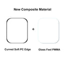 ENKAY Hat-Prince PC Frame + Full Coverage PMMA HD Screen Protector Film for Apple Watch Series 7 45mm(Green)