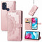 For Motorola Moto G60S Mandala Embossing Pattern Horizontal Flip Leather Case with Holder & Card Slots & Wallet & Lanyard(Rose Gold)