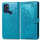 For Motorola Moto G60S Mandala Embossing Pattern Horizontal Flip Leather Case with Holder & Card Slots & Wallet & Lanyard(Blue)