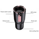 2-in-1 Smart Car Cup Cooler Outdoor Travel Heater Portable Auto Mini Refrigerator 12V Cooling Heating Cup and Drink Holder(Black)