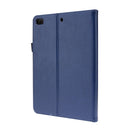 Business Horizontal Flip PU Leather Tablet Case with Two-Folding Holder & Card Slots & Pen Slot For iPad mini 6(Blue)