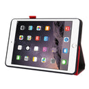 Business Horizontal Flip PU Leather Tablet Case with Two-Folding Holder & Card Slots & Pen Slot For iPad mini 6(Red)