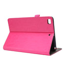 Business Horizontal Flip PU Leather Tablet Case with Two-Folding Holder & Card Slots & Pen Slot For iPad mini 6(Rose Red)