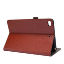 Business Horizontal Flip PU Leather Tablet Case with Two-Folding Holder & Card Slots & Pen Slot For iPad mini 6(Brown)