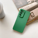 For Huawei P30 Pro Straight Side Liquid Silicone Phone Case(Green)