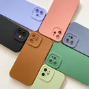 Straight Side Liquid Silicone Phone Case For iPhone 11(Blue)