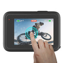 2 PCS ENKAY Hat-Prince 3 in 1 Front + Back 0.2mm Tempered Glass Screen Protector Camera Film For GoPro HERO 10 Black