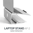 AP-2 Aluminum Alloy 360 Degrees Rotation Adjustable Laptop Stand for 11-17 inch Notebook