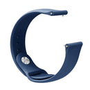 Monochrome Silicone Watch Band For Samsung Galaxy Watch Active 20mm(Ocean Blue)
