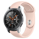 Monochrome Silicone Watch Band For Samsung Galaxy Watch Active 20mm(Pink Sand)