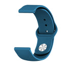 Monochrome Silicone Watch Band For Samsung Galaxy Watch Active 20mm(Rock Cyan)