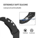 Monochrome Silicone Watch Band For Samsung Galaxy Watch Active 20mm(Wine Red)
