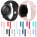 Monochrome Silicone Watch Band For Samsung Galaxy Watch Active 20mm(Pink Sand)