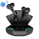 TWS-G11 Bluetooth 5.0 Low Latency TWS Stereo Gaming Earphone with Cool LED(Black)