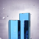 For Xiaomi Mi 11T / 11T Pro Plated Mirror Horizontal Flip Leather Case with Holder(Silver)