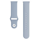 Monochrome Silicone Watch Band for Samsung Galaxy Watch Active 2 22mm(baby blue)