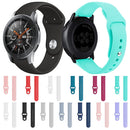 Monochrome Silicone Watch Band for Samsung Galaxy Watch Active 2 22mm(creamy whitee)