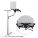 UP-8 3-in-1 Multifunction Adjustable Computer Floor Stand with Mouse Tray