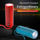 T&G TG635 Portable Outdoor Waterproof Bluetooth Speaker with Flashlight Function(Peacock blue)