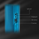 T&G TG635 Portable Outdoor Waterproof Bluetooth Speaker with Flashlight Function(Peacock blue)