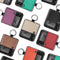 For Samsung Galaxy Z Flip3 5G Litchi Pattern Folding Phone Case with Ring Buckle(Brown)