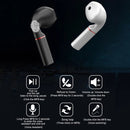 K60 Mini Business Wireless Bluetooth Earphone Car Driving Hands-free Headset with Mic(White)