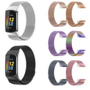 Milano Magnetic Metal Watch Band for Fitbit Charge 5(Silver)