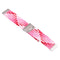 Nylon Braided Metal Buckle Watch Band for Galaxy Watch 4 20mm(Z Red Pink)