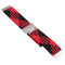 Nylon Braided Metal Buckle Watch Band for Galaxy Watch 4 20mm(Z Black Red)