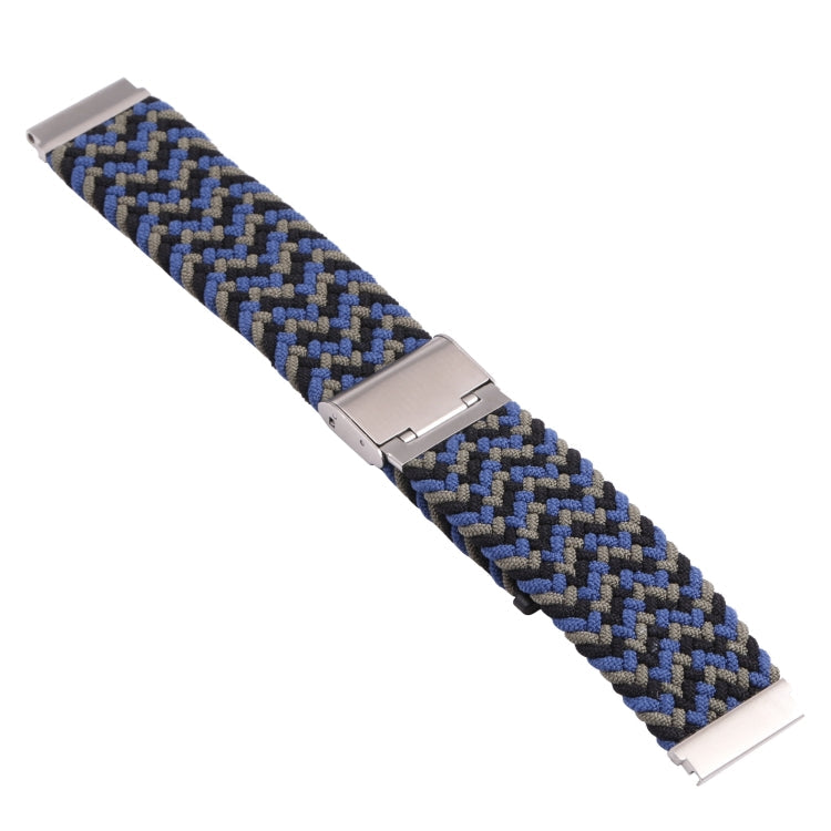 Nylon Braided Metal Buckle Watch Band for Galaxy Watch 4 20mm(W Camouflage)