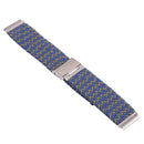 Nylon Braided Metal Buckle Watch Band for Galaxy Watch 4 20mm(W Blue Green)