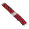 Nylon Braided Metal Buckle Watch Band for Galaxy Watch 4 20mm(W Black Red)
