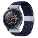 Nylon Braided Metal Buckle Watch Band for Galaxy Watch 4 20mm(Dark Blue)