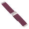 Nylon Braided Metal Buckle Watch Band for Galaxy Watch 4 20mm(Dark Purple)