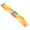 Nylon Braided Metal Buckle Watch Band for Galaxy Watch 4 20mm(Orange Yellow)