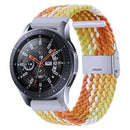 Nylon Braided Metal Buckle Watch Band for Galaxy Watch 4 20mm(Orange Yellow)