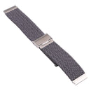 Nylon Braided Metal Buckle Watch Band for Galaxy Watch 4 20mm(Gray)