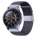 Nylon Braided Metal Buckle Watch Band for Galaxy Watch 4 20mm(Gray)
