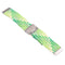Nylon Braided Metal Buckle Watch Band for Galaxy Watch 4 20mm(Turquoise)