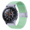 Nylon Braided Metal Buckle Watch Band for Galaxy Watch 4 20mm(Light Green)