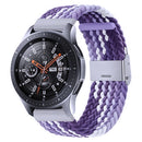 Nylon Braided Metal Buckle Watch Band for Galaxy Watch 4 20mm(Z Purple)